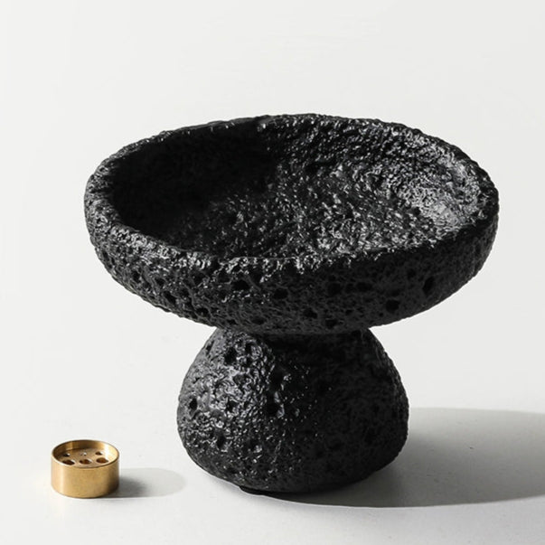 Black Incense Cement Incense Holder