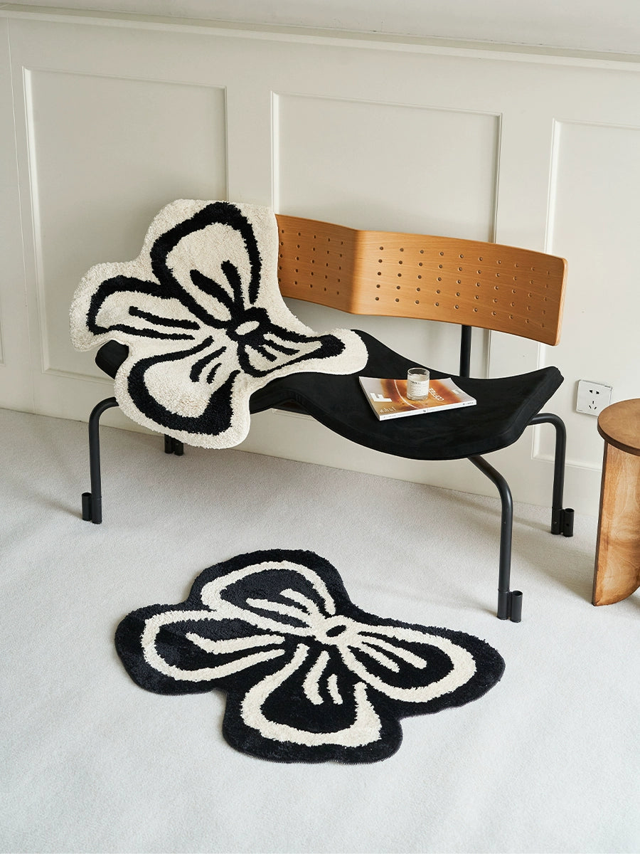 Cute Ribbon Bow Shaped Rugs