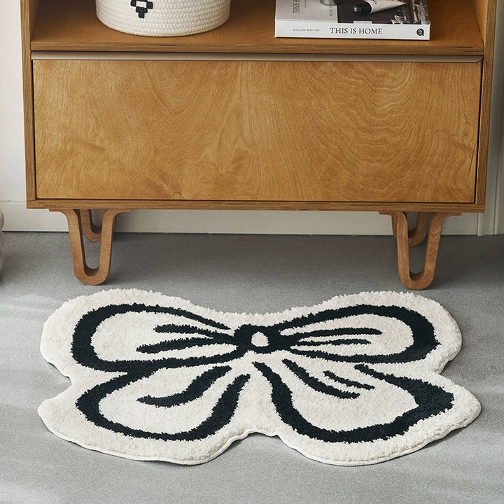 Cute Ribbon Shaped Rug