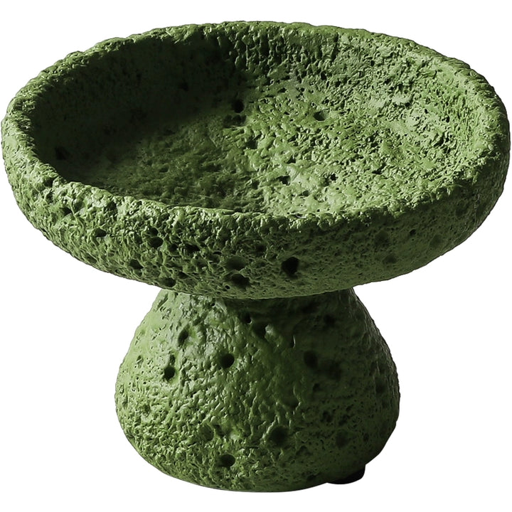 Green Textured Cement Incense Holder 2