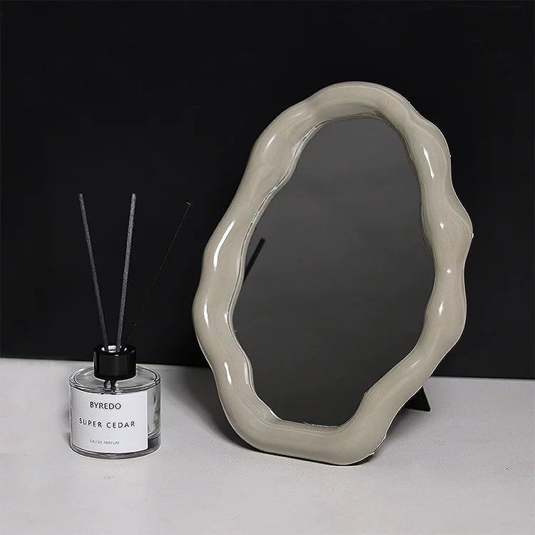 Modern Aesthetic Wavy Mirror