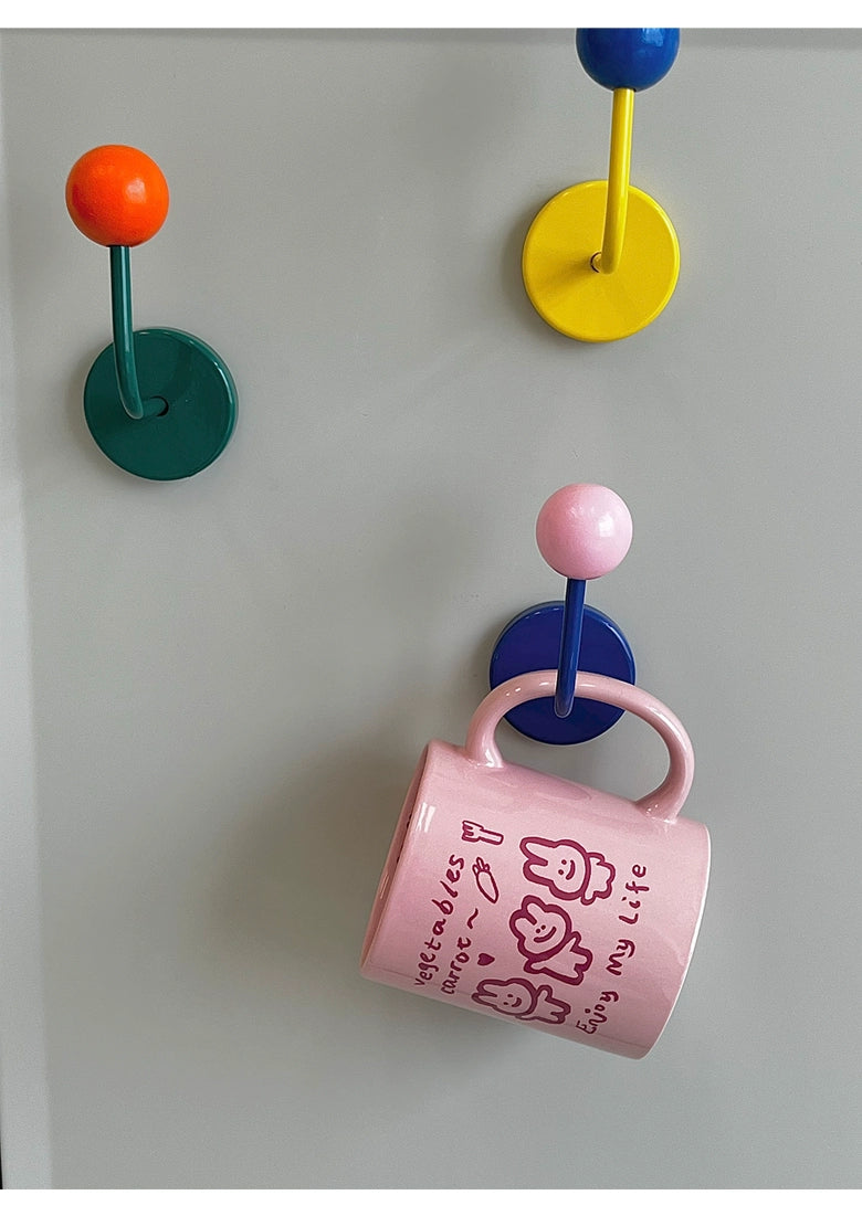 Retro Colorful Ball Hook Hanger 