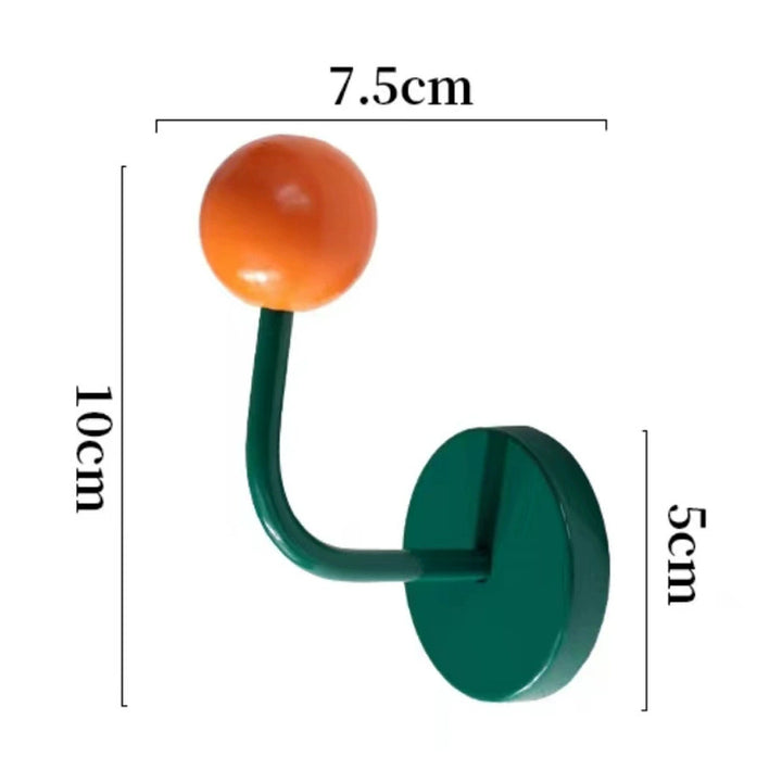 Orange Green Retro Magnetic Hook Hanger