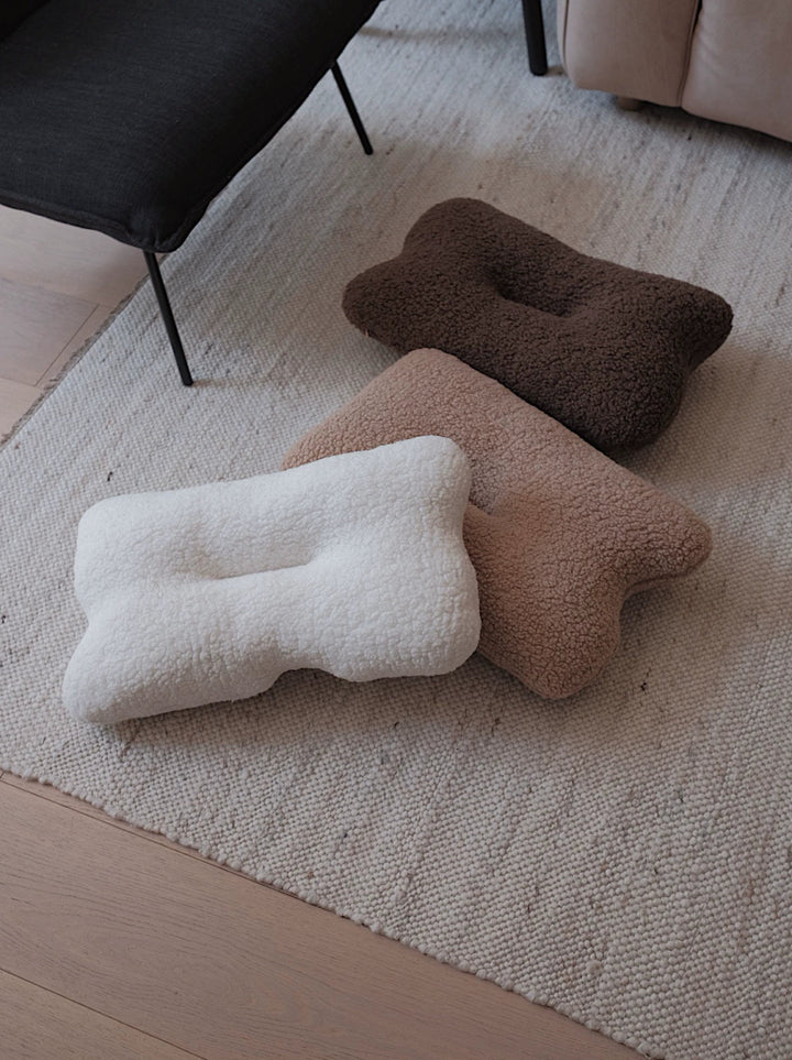 Brown biscuit pillow
