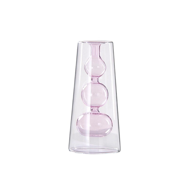 Wavy modern flower vase