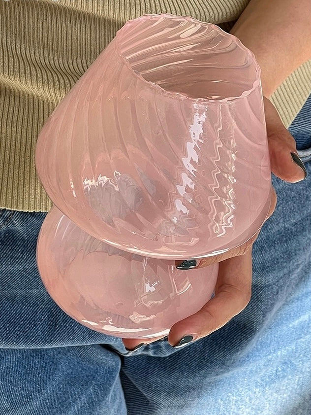 glass mushroom vase