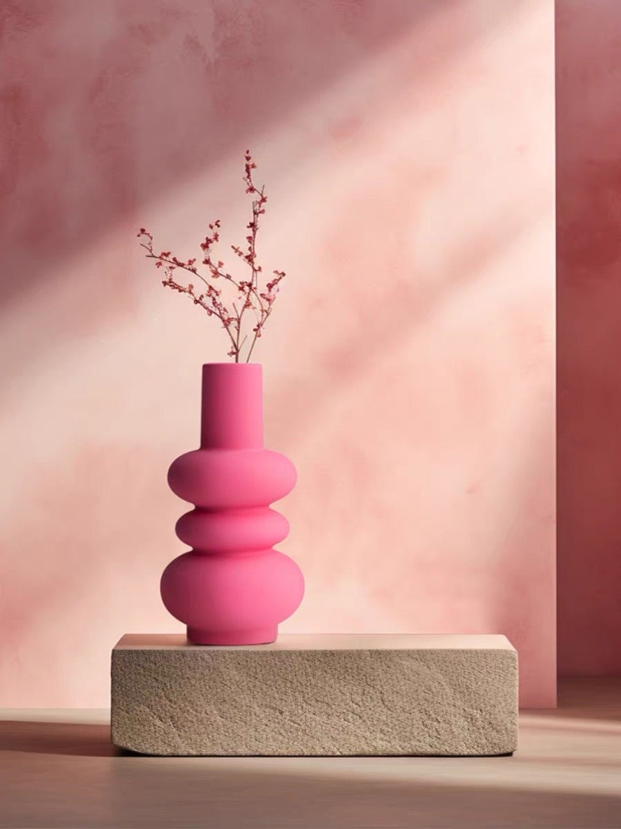 Pnk Wavy Flower Vase