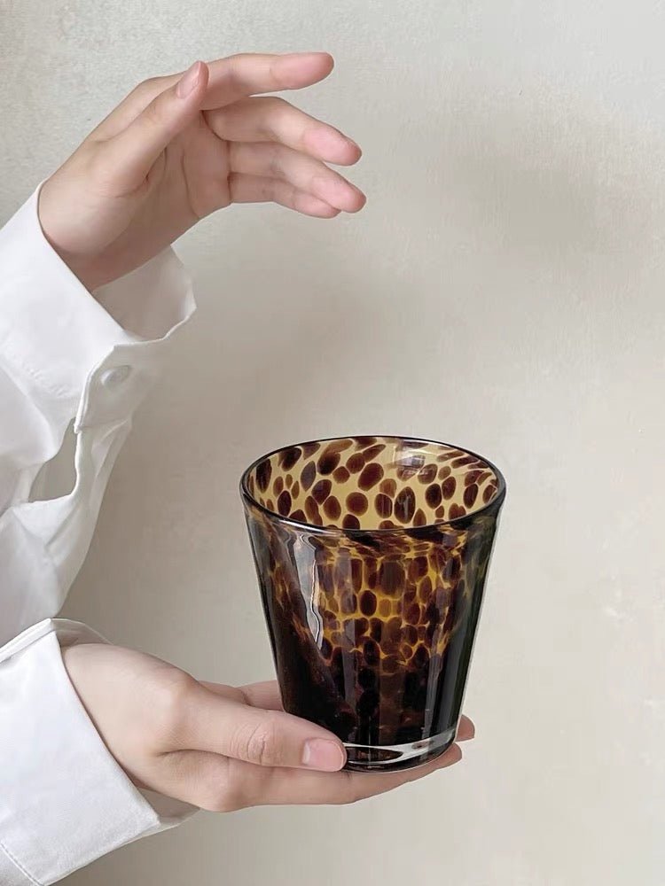 Leopard Vintage Glass