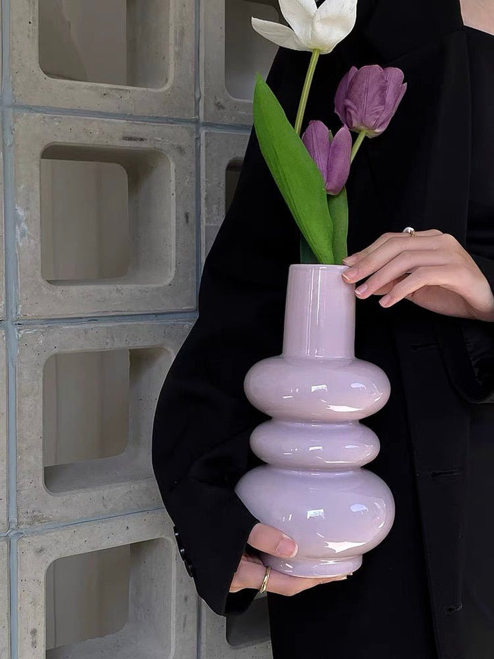 Lilac Curvy Vase