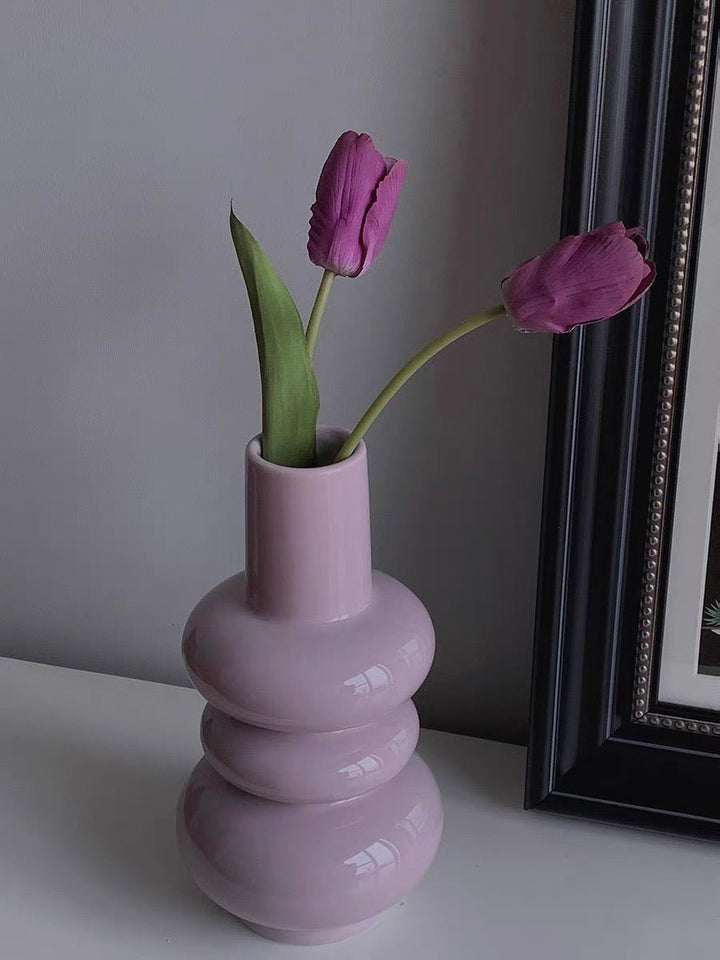 Lilac Curvy Vase