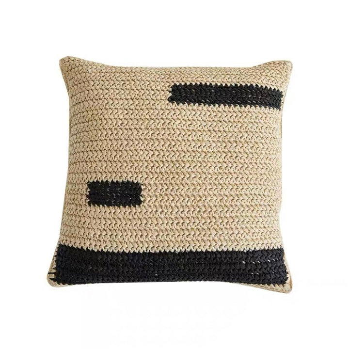 Minimal Raffia Cushion