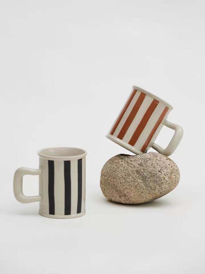 Striped Ceramic Mug