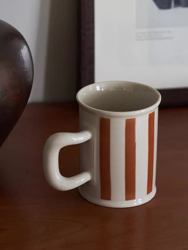 Striped Ceramic Mug