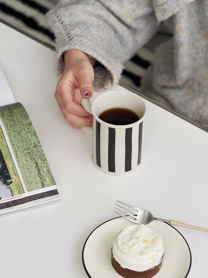 Striped Ceramic Mug