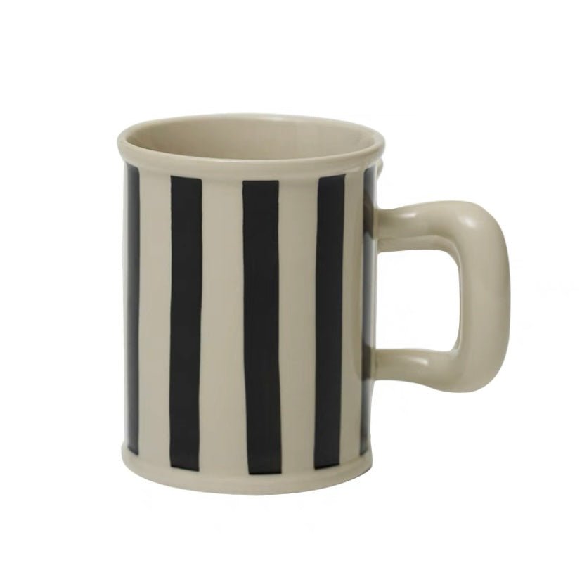 Striped Ceramic Mug