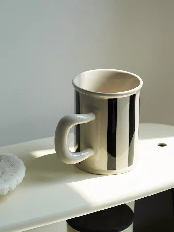 Striped Ceramic Mug